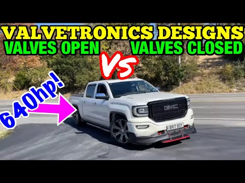 SUPERCHARGED GMC 6.2L V8 Denali Dual Exhaust w/ VALVETRONICS MUFFLERS!