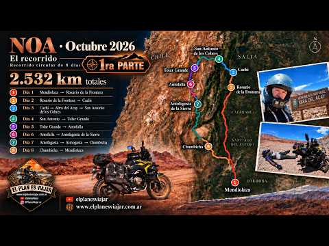 NOA en moto 2026 | De Córdoba a Cachi, comienza la aventura – Parte 1