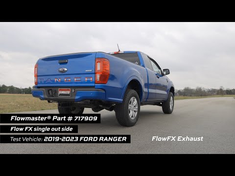 Flowmaster FlowFX, Single-Out-Side Exit Cat-back Exhaust For 2019-2023 Ford Ranger (717909)