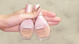 BRAND NEW | Maybelline Dream Wonder Fluid Foundation First Impression Review