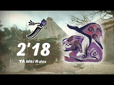 [MHRise/PC] Apex Rathian LS/太刀 TA Wiki Rules 2'18'80