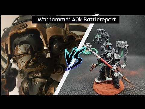 Iron hands vs imperial knights - 2,000pts - Battle report