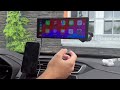 LCD monitor 10,26" - Apple CarPlay, Android auto, Bluetooth, WIFI, USB/micro SD, DVR + kamerový vstup - Video Youtube