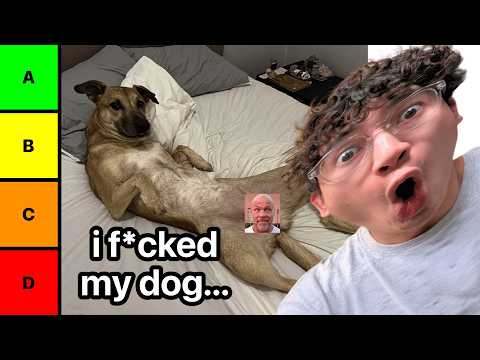 Ranking Your Insane Confessions (i need therapy now)