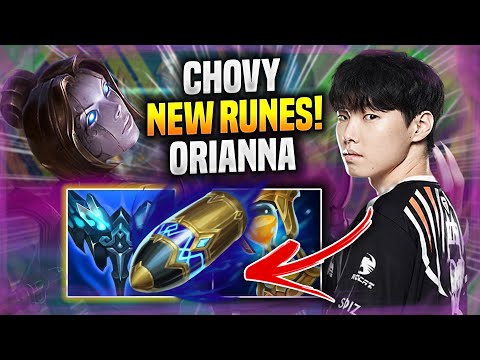 CHOVY TRIES ORIANNA WITH NEW RUNES! - GEN Chovy Plays Orianna MID vs Gragas!