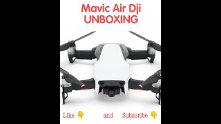 preview picture of video 'Mavic Air Dji unboxing'