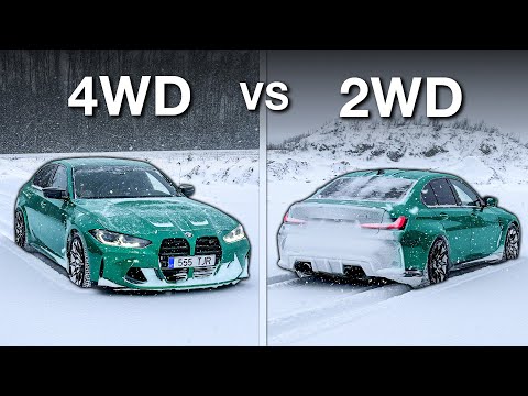 BMW M3 Competition 4WD vs 2WD Winter Test