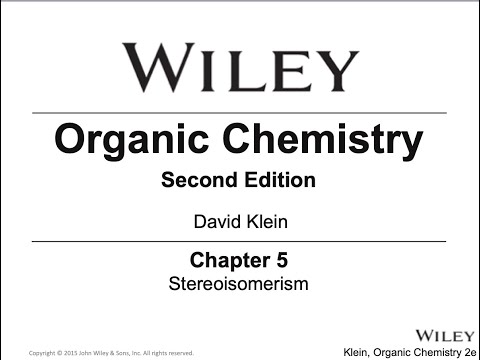 CHM 203 Ch 5: Stereoisomerism
