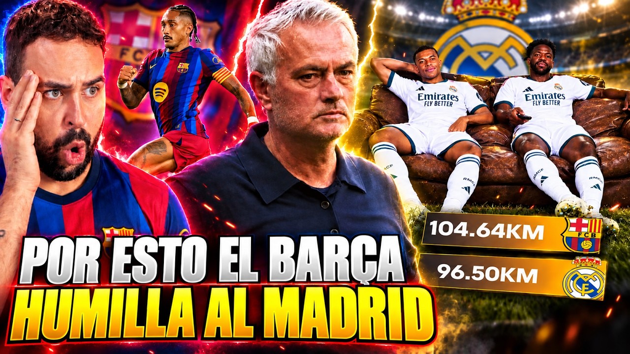 El REAL MADRID: El EQUIPO que MENOS CORRE de TODA la LIGA