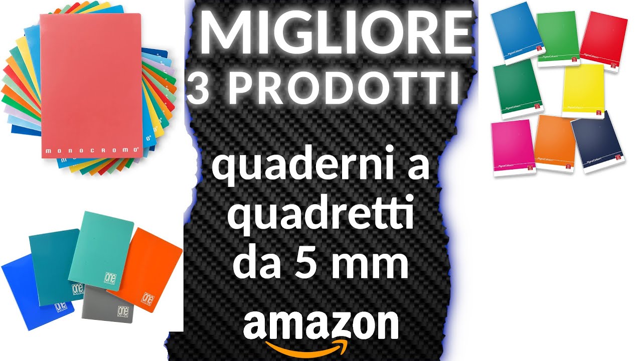 ᐅ Migliori 3 quaderni a quadretti da 5 mm da scuola elementare ★