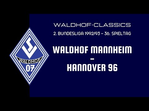 1992/93 | SV Waldhof Mannheim - Hannover 96