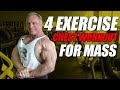 4 exercise chest workout for mass