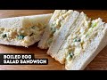 Egg Sandwich Recipe | Egg Salad Sandwich | Egg Mayo Sandwich |  How to make egg sandwich