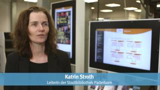 preview picture of video 'Integration von E-Medien in der Stadtbibliothek Paderborn - mit der Onleihe und OCLC'