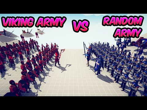 ⚔️ VIKING ARMY vs RANDOM ARMY! 😱😱 | TABS - Totally Accurate Battle Simulator