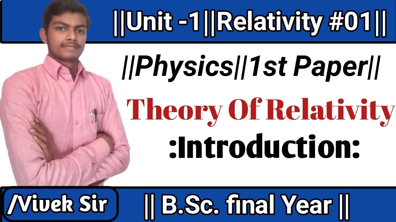 Watch video Relativity and Statical Physics #01|| Physics 1st Paper Bsc final year|| Theory Of Relativity|| Now Relativity and Statical Physics #01|| Physics 1st Paper Bsc final year|| Theory Of Relativity||