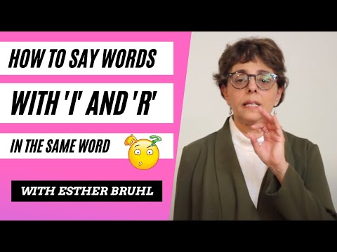 How To Say English Words With l and r In the Same Word