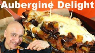 Aubergine Triple Deck - A Vegetarian & Meat Lover