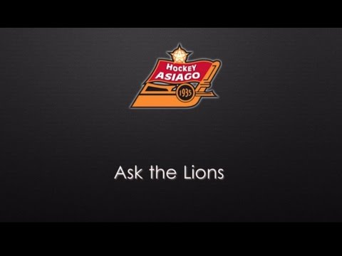 Ask the Lions - Strazzabosco Andrea e Nicola MunariAsiago Hockey 1935
