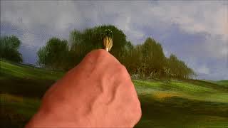 How to paint a landscape in oil - Stage 3