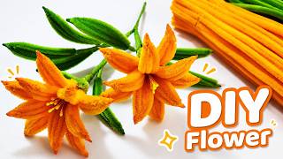 🌸 DIY Flower Making with Pipe Cleaners | Easy Craft for Beginners