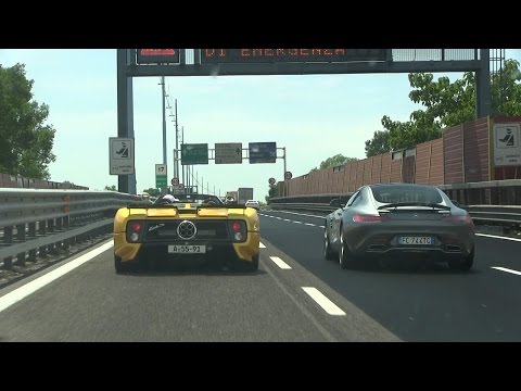 Insanely Loud Pagani Zonda C12S #RalleDon'tCare | 7.04.2016