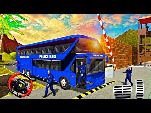 US Police Bus Mountain Driving Simulator - Police Bus Games - Android Gameplay