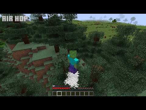 Minecraft mods Review - Air Hop - One of the best minecraft mod
