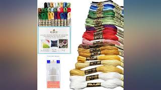 DMC Embroidery Floss Pack,Colorful Holiday Collection,DMC Embroidery Thread, Kit review