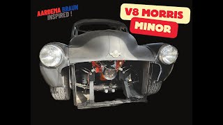 V8 Morris Minor RatMog - Aardema Braun Inspired British Hot Rod