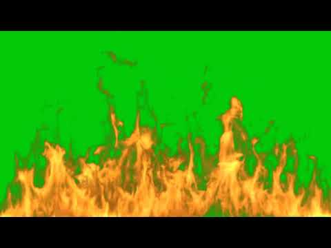 Fire green screen VFX