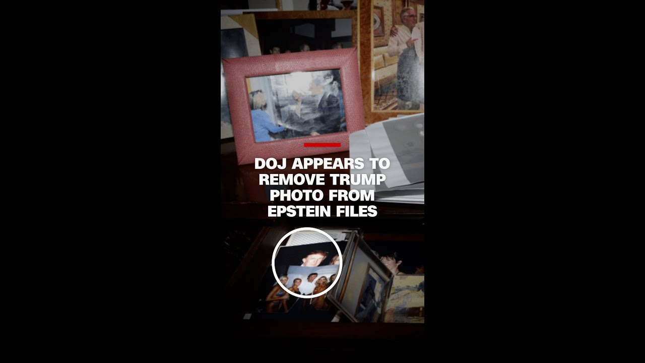DOJ appears to remove Trump photo from Epstein files