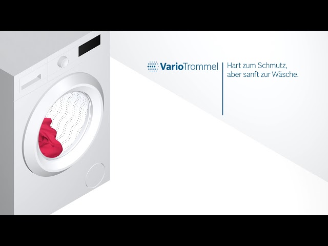 Video teaser per Waschmaschine mit VarioTrommel: So wird dein Waschergebnis immer perfekt | Bosch Waschmaschine
