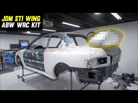 Building a 22B STi: Widebody Install + JDM Wing!