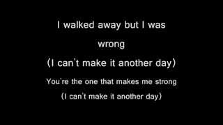 (I Can&#39;t Make It) Another Day - Michael Jackson (Lyrics)