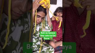 DIY Crochet Purse👛 by Daughter / How to make crochet purse step by step / Ghamu saran #shorts #diy