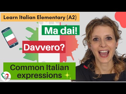 Learn Italian Elementary (A2): Common Italian Expressions