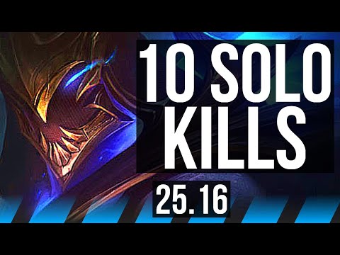 ZED vs LEBLANC (MID) | 10 solo kills, Legendary | KR Diamond | 25.16