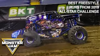 THROWBACK: Best Freestyle Runs from 2019 All-Star Challenge | Monster Jam