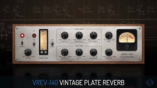 Video thumbnail for Fuse Audio Labs presents the VREV-140 Vintage Plate Reverb by Fuse Audio Labs