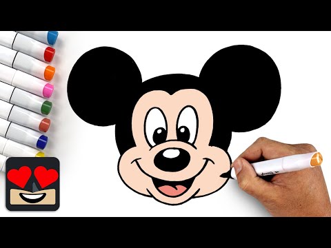 How To Draw Mickey Mouse for Beginners