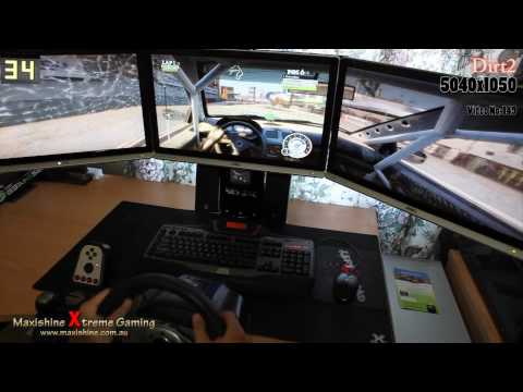 Dirt 2 5040x1050 Gameplay Maxishine Video