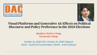 Visual Platforms and Generative AI: Effects on Political Discourse and Policy Pr