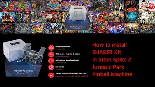 How to install SHAKER Kit in Stern Spike 2 Jurassic Park Pinball Machine