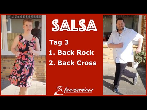 Salsa Tanzen lernen | Tag 3 | Basico Cruzado (Back Rock) und Back Cross