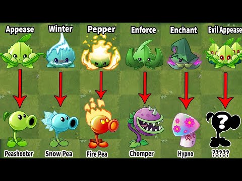 PvZ 2 Discovery - Every Plant Mints Upgrade Plants Of The Same Type