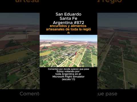San Eduardo, Santa Fe desde el Microsoft Flight Simulator #saneduardo #santafe #msfs #joaha45
