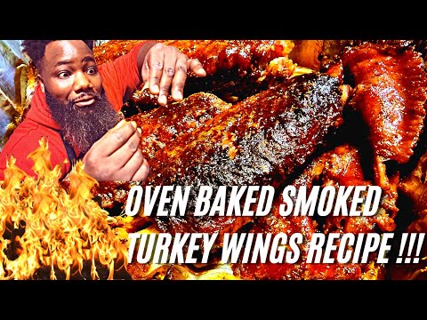 BEST BAKED SMOKED TURKEY WINGS!!! How to Make it the RIGHT Way!