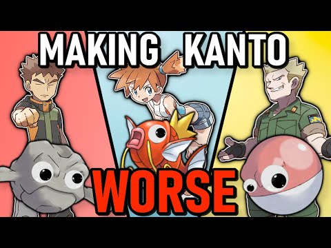 Making Kanto's Gym Leaders as BAD as POSSIBLE