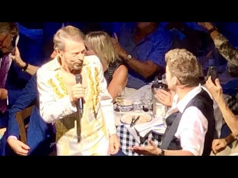 Bjorn Ulvaeus Speech Opening Night Mamma Mia The Party! Original ABBA Costume